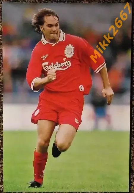 Jason McAteer. Коллекция MERLIN Ливерпуль 1997-1998. Фотокарточки.