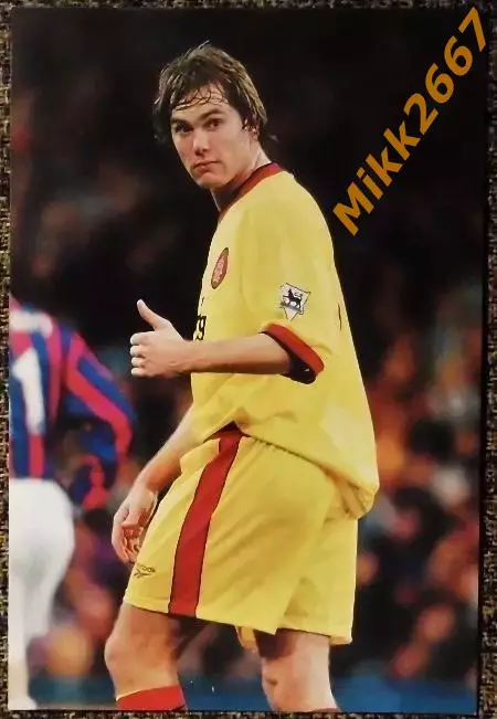 Jason McAteer. 2. Коллекция MERLIN Ливерпуль 1997-1998. Фотокарточки.