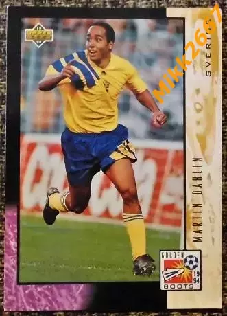 Martin DAHLIN. Коллекция Upper Deck Чемпионат Мира США 1994