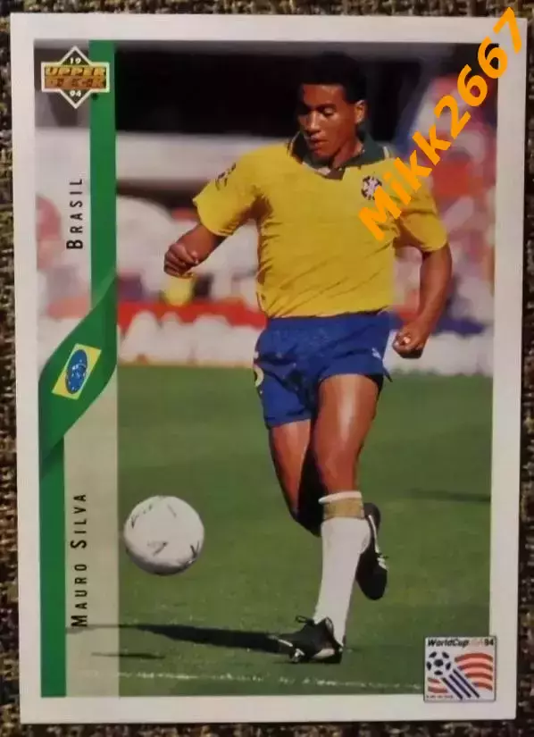 Mauro SILVA. Коллекция Upper Deck Чемпионат Мира США 1994