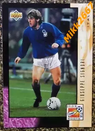 Giuseppe SIGNORI. Коллекция Upper Deck Чемпионат Мира США 1994