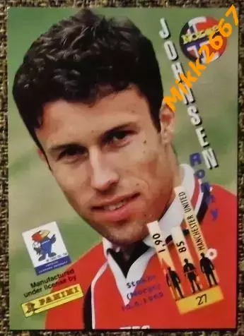 Ronny JOHNSEN. Коллекция PANINI Чемпионат Мира 1998 (коллекционные карточки) 1