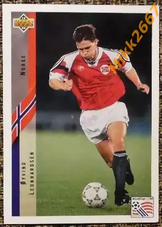 Oyvind LEONHARDSEN. Коллекция Upper Deck Чемпионат Мира США 1994
