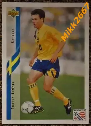 Anders LIMPAR. Коллекция Upper Deck Чемпионат Мира США 1994