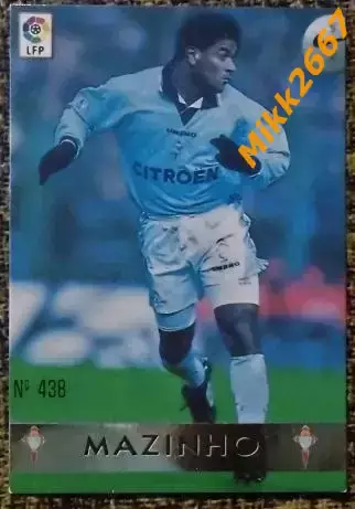 MAZINHO. Коллекция MUNDICROMO Испанская Лига 1997-1998