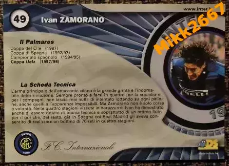 Ivan ZAMORANO. Коллекция DS Интер 2000 1