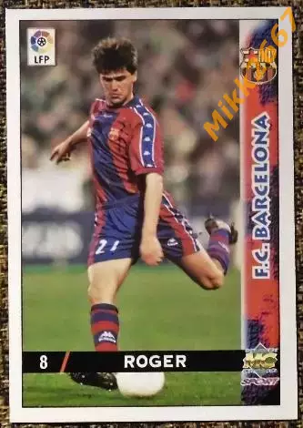ROGER Garcia i Junyent. Коллекция MUNDICROMO Испанская Лига 1998-1999
