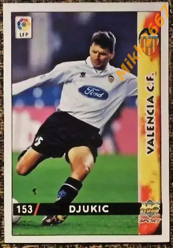 Miroslav DJUKIC. Коллекция MUNDICROMO Испанская Лига 1998-1999