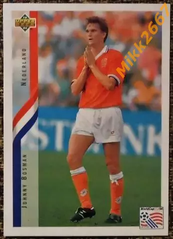 Johnny BOSMAN. Коллекция Upper Deck Чемпионат Мира США 1994