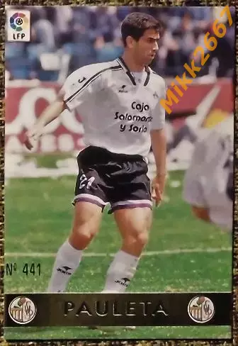 PAULETA. Коллекция MUNDICROMO Испанская Лига 1997-1998