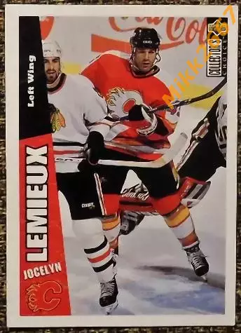 Jocelyn LEMIEUX. Коллекция Collector's Choice NHL 1996-1997