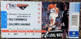 ТАУ Керамика (Испания) - Жальгирис Каунас (Литва). Евролига, сезон 2002-2003