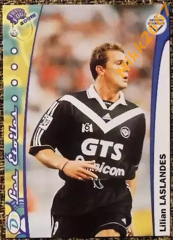 Lilian LASLANDES. Коллекция DS France Foot 2000