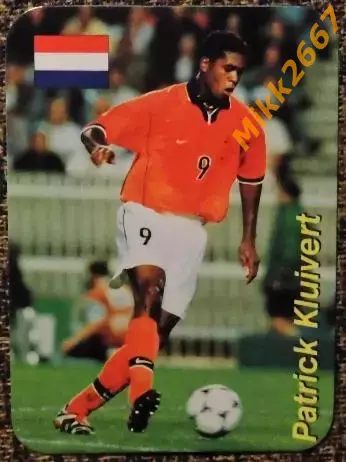 Календарик Patrick Kluivert / Football Stars 2000