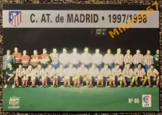 C.AT. de MADRID. Коллекция MUNDICROMO Испанская Лига 1997-1998