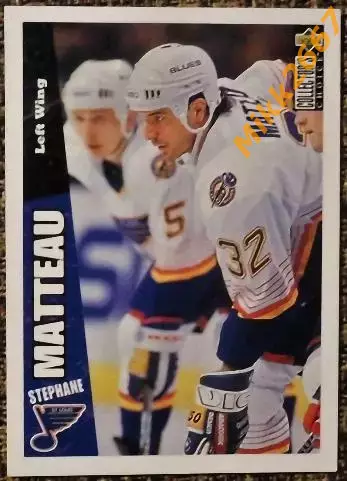 Stephane MATTEAU. Коллекция Collector's Choice NHL 1996-1997