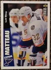 Stephane MATTEAU. Коллекция Collector's Choice NHL 1996-1997