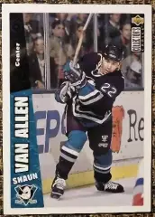 Shaun VAN ALLEN. Коллекция Collector's Choice NHL 1996-1997