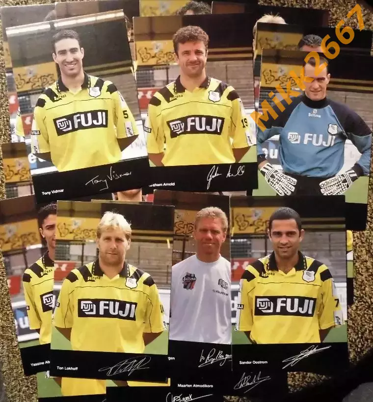 NAC Breda (Netherlands) - Комплект из 22 открыток. Сезон 1995-1996(?)