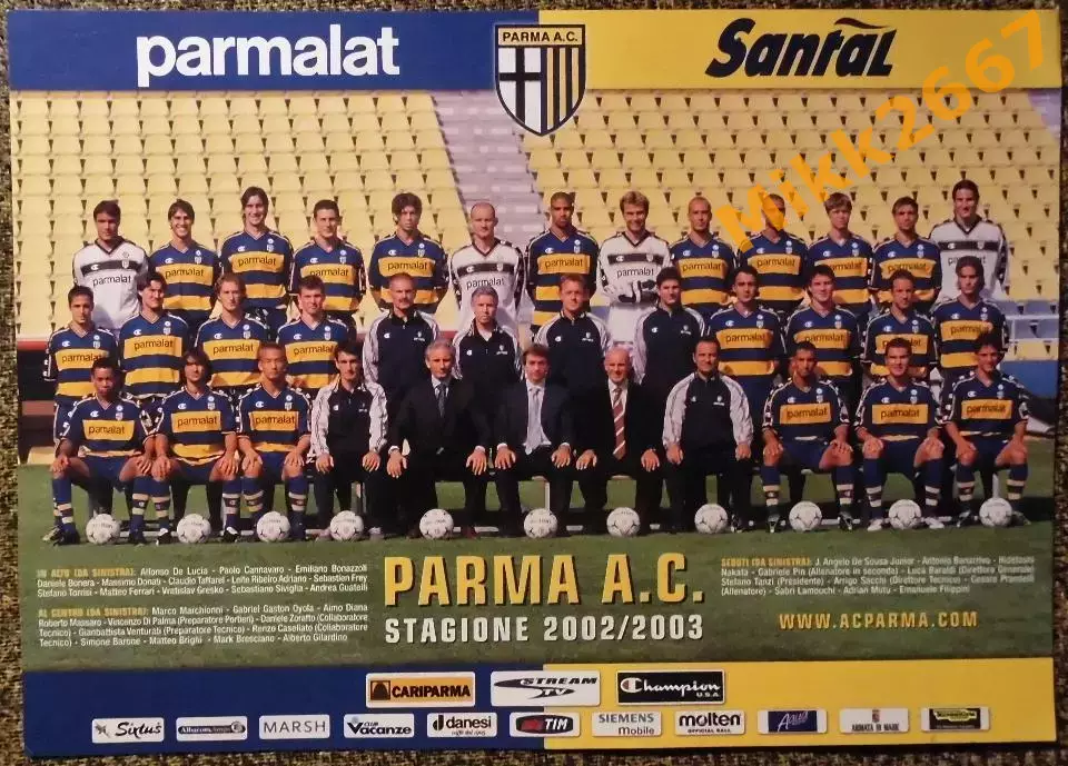 PARMA A.C., 2002-2003