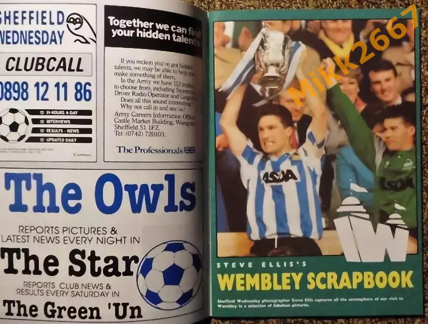 Sheffield Wednesday - Barnsley, Barclays League Division 2, 1990-1991 1