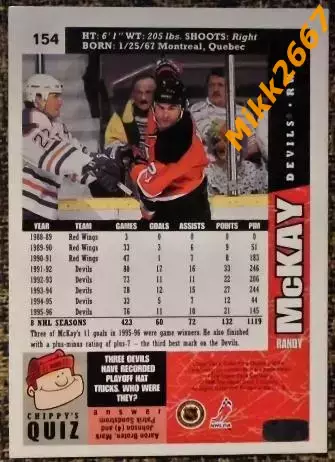 Randy McKAY. Коллекция Collector's Choice NHL 1996-1997 1