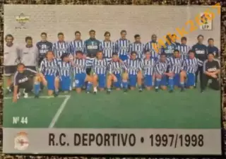 R.C. DEPORTIVO. Коллекция MUNDICROMO Испанская Лига 1997-1998