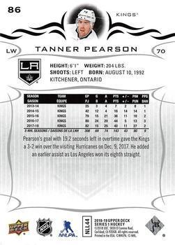 2018-19 Upper Deck Tanner Pearson 1