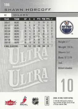2009-10 Ultra Shawn Horcoff 1