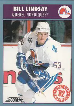 1992-93 Score Canadian Bill Lindsay