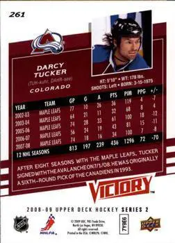 2008-09 Upper Deck - Victory Update Darcy Tucker 1