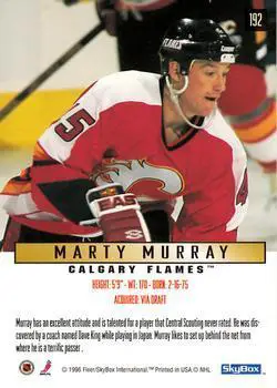 1995-96 SkyBox Impact Marty Murray 1