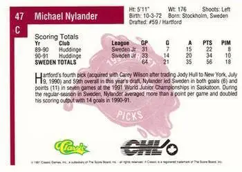 1991 Classic Four Sport Michael Nylander 1