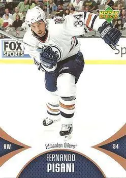 2006-07 Upper Deck Mini Jersey Fernando Pisani