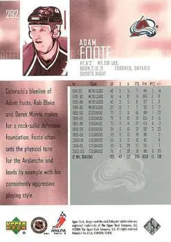 2003-04 Upper Deck Adam Foote 1