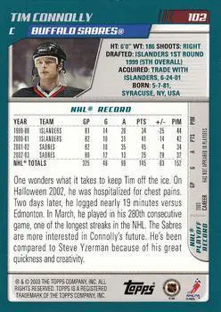 2003-04 Topps Tim Connolly 1