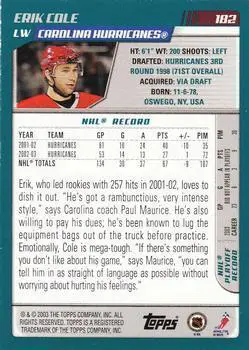 2003-04 Topps Erik Cole 1