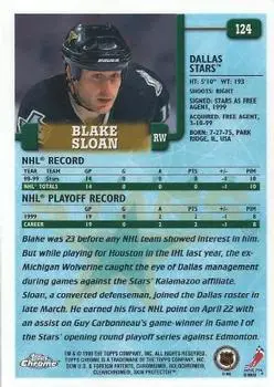 1999-00 Topps Chrome Blake Sloan 1