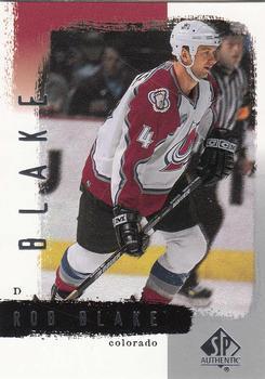 2000-01 SP Authentic Rob Blake