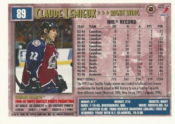 1996-97 Topps NHL Picks Claude Lemieux 1