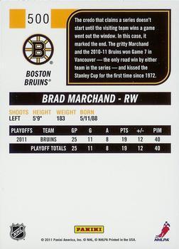 2011-12 Score Brad Marchand 1