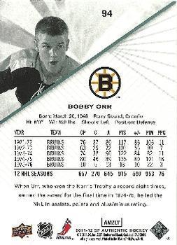 2011-12 SP Authentic Bobby Orr 1