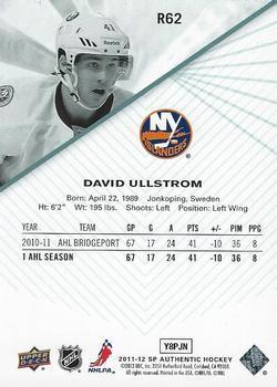 2011-12 SP Authentic - Rookie Extended David Ullstrom 1