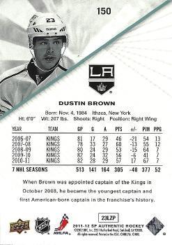 2011-12 SP Authentic Dustin Brown 1