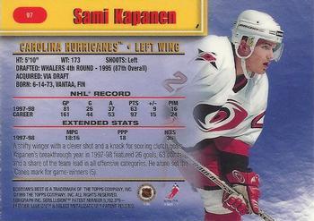1998-99 Bowman's Best Sami Kapanen 1