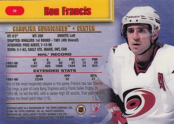 1998-99 Bowman's Best Ron Francis 1