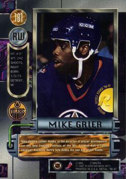 1996-97 Metal Universe Mike Grier 1