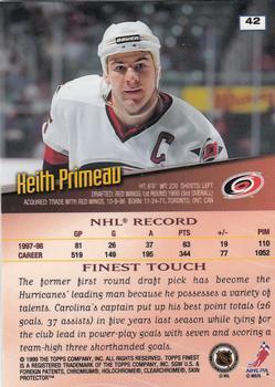 1998-99 Finest Keith Primeau 1