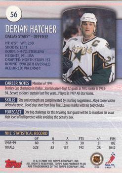 1999-00 Topps Premier Plus Derian Hatcher 1