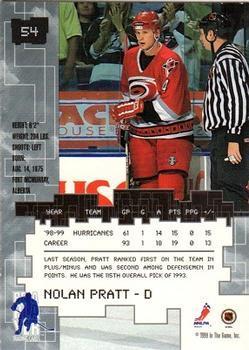 1999-00 Be a Player Millennium Nolan Pratt 1